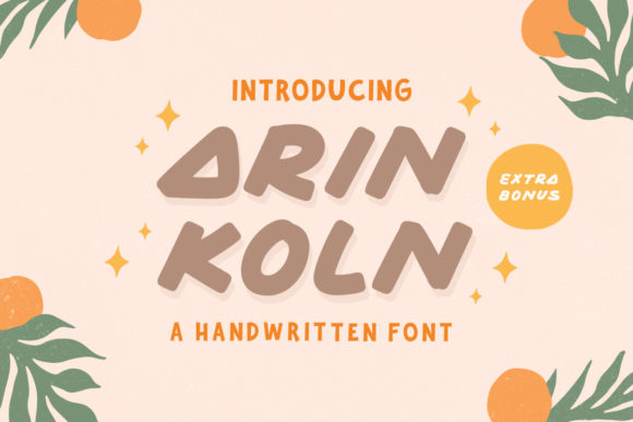 Arin Koln: A Playful Display Typeface for Digital Branding