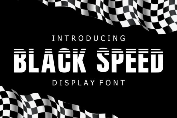 Black Speed: A Bold Display Font for Impactful Web Headlines