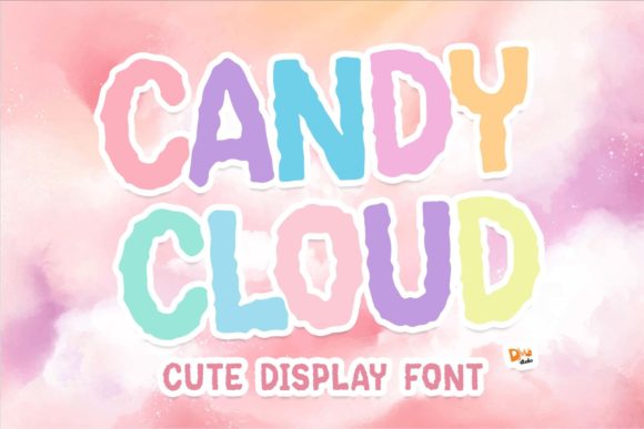 Candy Cloud Font: Playful Display Type for Handmade Brands