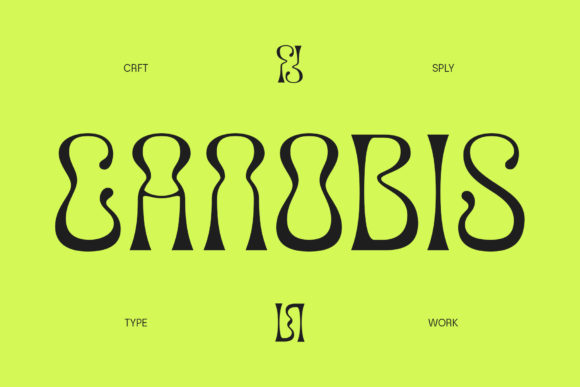 Canobis: A Psychedelic Display Font That Actually Works