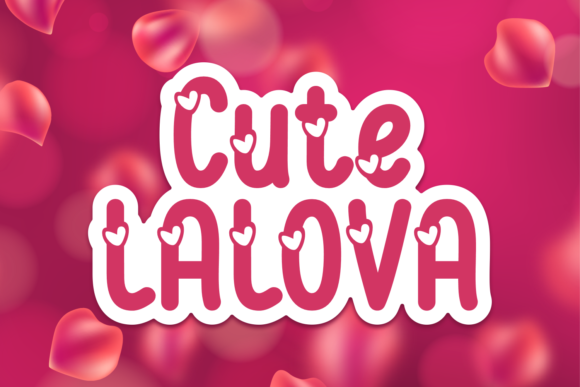 Cute Lalova: A Display Font That Delivers Charm at First Glance