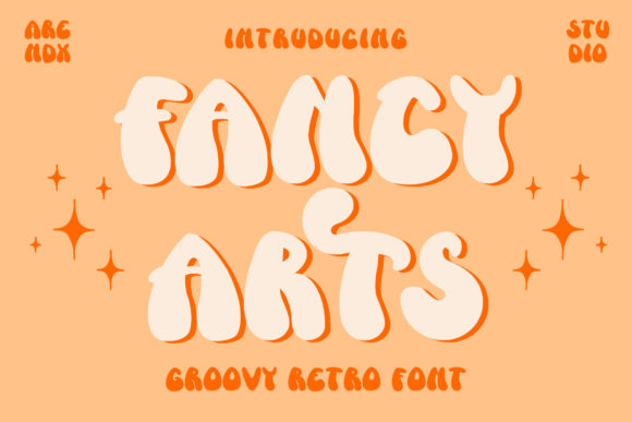 Fancy Arts: A Groovy Retro Font That Elevates Your Brand