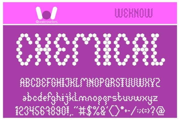 Hexagonal: A Techno Display Font That Makes Handmade Labels Pop