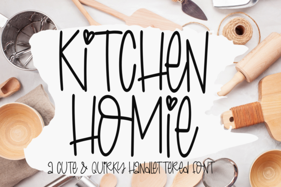 Kitchen Homie: A Friendly, Casual Display Font for Warm Branding