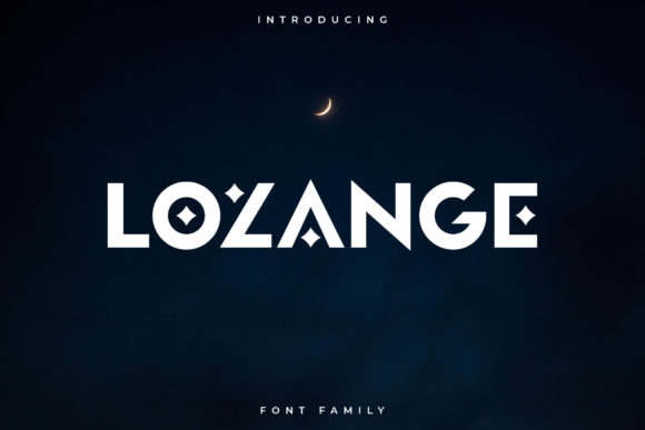 Lozange: A Bold Display Font That Cuts Through the Feed