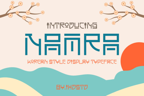Namra Display Font for Handmade & Printable Creations