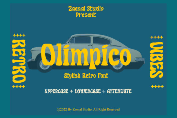 Olimpico: A Bold, Sculpted Display Font That Demands Space