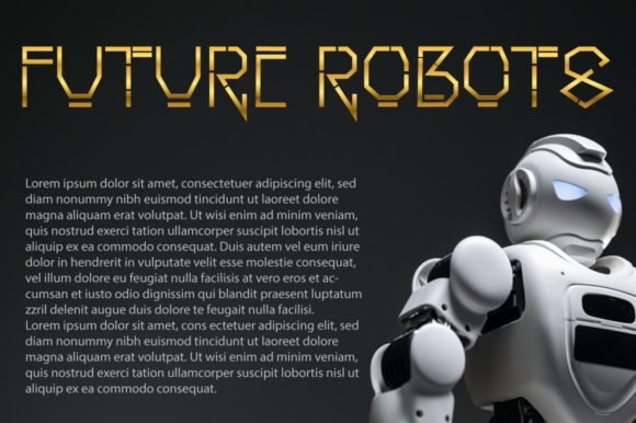 Robocom: A Display Font That Anchors Editorial Mood