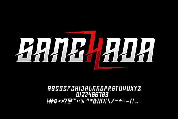 Samehada: A Bold Display Typeface for Editorial Impact