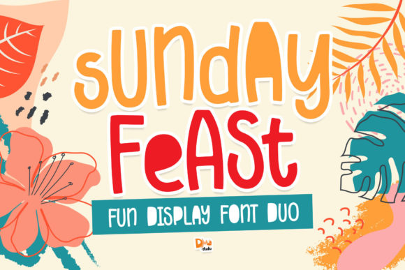 Sunday Feast: A Display Font That Feels Like a Slow, Sunny Morning