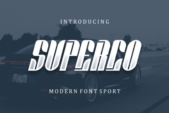 Superco: A Bold Serif Display Font for Confident Digital Branding