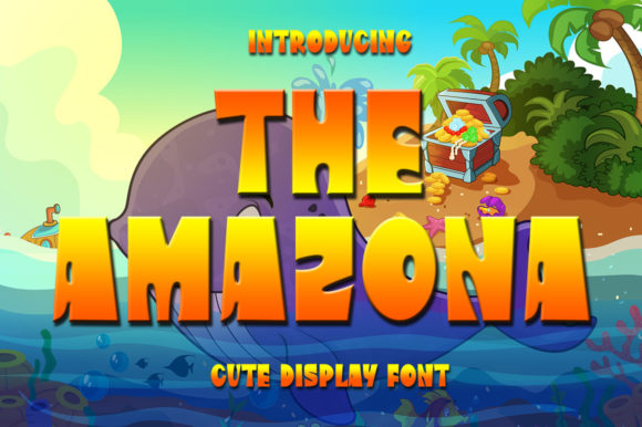 The Amazona: A Bold Display Font That Cuts Through the Feed