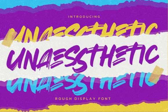 Unaessthetic: A Display Font That Gives Your Brand Instant Edge