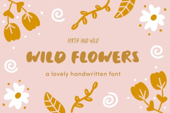 Wild Flowers: A Bold Display Font for Distinctive Web Typography
