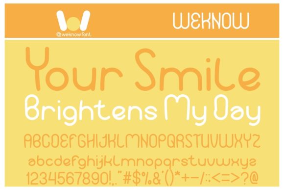 Your Smile Font: A Friendly Display Typeface for Digital Brands